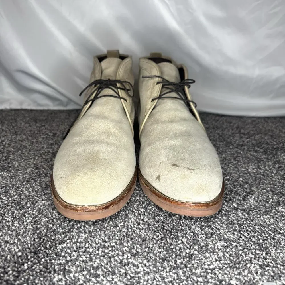 Allen Edmonds Suede Chukka Boots Mens 10 D Tan Sand Anorak Leather Sole 2226 USA